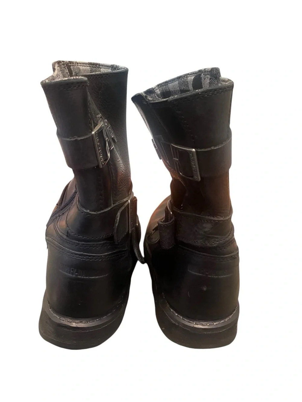 Harley-Davidson Men's Black Leather Engineer Boots 11